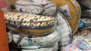 Aruchi 3 Pcs Setelan Kancing Depan Panjang Finley Series Katun Motif Mobil Kapal Pesawat Nyaman SNI