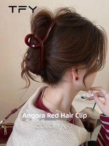 TFY | 2026 New Fashion Red Back Head Claw Clip