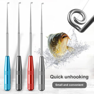 Alat Pelepas Kait Pancing Stainless Steel Perangkat Decoupling Pelepas Kait Pancing Ekstraktor Stainless Steel Fishing Hook Removal
