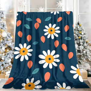 Beast Kingdom | Cute Illustration Festive Pattern Fluffy Machine Washable Bedding Blanket Perfect for Cold Winter Holiday Nights Snuggling