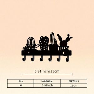 CIFBUY Iron Wall Art Simple Welcome Key Rack Metal Wall Hook Rustproof Design For Home Bathroom Kitchen Decor Sign