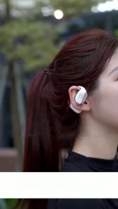 166H ความอดทนการนำกระดูกจริงหูแขวนเปิดสวมใส่ชุดหูฟังสเตอริโอบลูทูธพร้อมไมโครโฟนจอแสดงผลดิจิตอล [ซูเปอร์ยาวแบตเตอรี่/ไฮไฟเสียงที่มีคุณภาพสูง]