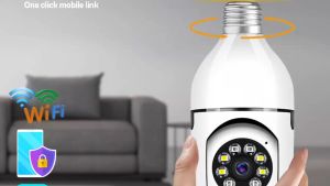 HD 1080P Smart CCTV Camera V380 Pro 360°Wide Angle Home Camera Auto Tracking Security Camera Phone Connection IP Camera