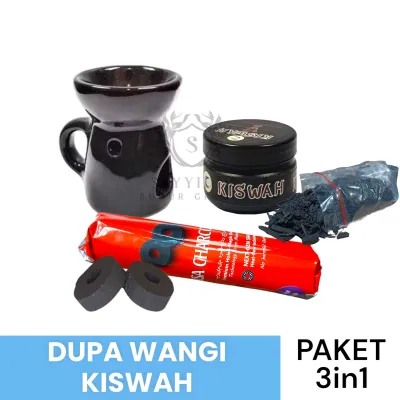satu paket buhur wangi 3in1 dupa gahru / bukhur oud arang prapen dupa arab pengharum kamar wewangian