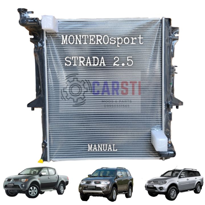 Radiator Montero Sport Strada Triton Mitsubishi 2.5 2008-15 Manual ...