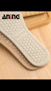 กลิ่นกายพื้นรองเท้านุ่มดูดซับเหงื่อสบายพื้นรองเท้าผ้าฝ้ายระบายอากาศสำหรับผู้ชายและผู้หญิง