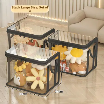 Transparent Large Capacity Toy Storage Box