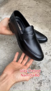 ( LINK MỞ BÁN )Giày Tây Nam Oxford Nam Da Bò Dáng Hàn Quốc Sang Trọng Cho Các Anh