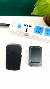 IKI Smart Wireless Doorbell UK Plug No Battery Needed Long Range 1 Transmitter & 1 Receiver