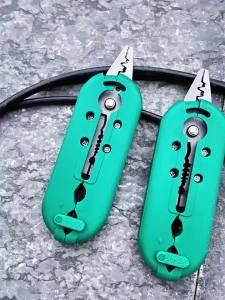JUSTINLAU | JUSTINLAU Electrician Wire Stripper Pliers Cutter Separator Durable Sharp Tool for DIY Cable Repair Easy Operation Hand Tool