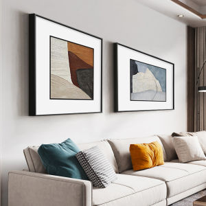 YASISHA | Modern Luxury Geometric Abstract Art Wall Decor 2 Panels