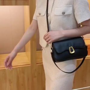 BJ32292 - BROWN/BLACK TAS SLEMPANG SLINGBAG JINJING HANDBAG TOTEBAG  WANITA FASHION KOREA CHINA IMPORT MODIS ELEGAN TERMURAH TERLARIS TERBARU BAGSTORE JAKARTA TAS BATAM LT2292