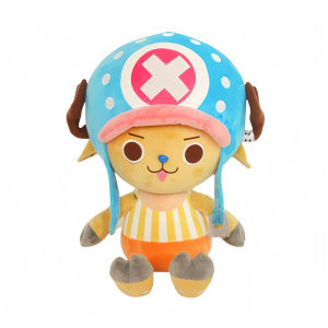Bandai | 25cm Anime One Piece Original Plush Toys Cartoon Figure Luffy Chopper Ace Roronoa Zoro Cute Stuffed Toy Doll Kids Birthday Gifts