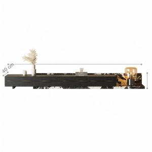 Stretchable Luxury Stone TV Cabinet