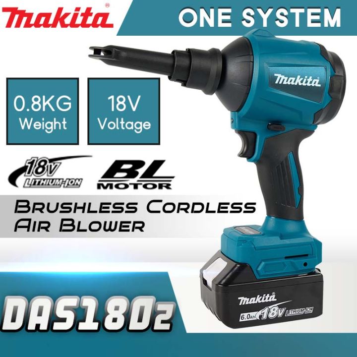 Makita DAS180 rechargeable air dust gun clean dust blowing 18V