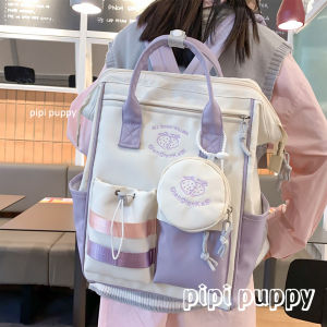Korean Little fresh Schoolbag Female Student Backpack Ins Backpack Girl Large Capacity Waterproof School Bags