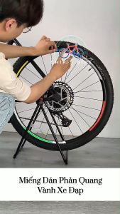Miếng Dán Phản Quang Trang Trí Vành Xe Đạp Moto An Toàn Cực Cool - BK01