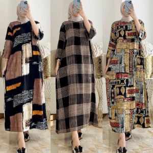 (VOL 1) Daster Gamis Anita Rayon Premium LD 120 PB 135