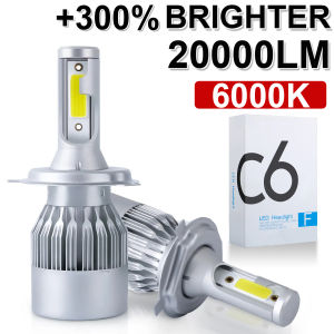 H4 LED Headlight Bulbs 20000LM H7 H1 H3 H11 H8 H9 9005 9006 HB3 HB4 CSP Chip Auto Headlamps H13 Turbo Lamps 12V