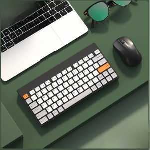 BOW Wireless Keyboard Mouse Set for Laptop Silent Wired USB Small External Computer Hardware Display Keyboard