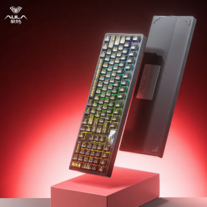 AULA | Gaming E-sports Customizable Keyboard Kit Bluetooth Tri-mode