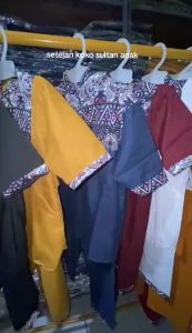 SETELAN BAJU KOKO BATIK ANAK LAKI-LAKI TERBARU/KOKO ANAK/KOKO KURTA ANAK USIA 2-10 TAHUN