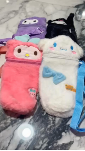 tas tabung botol berkarakter  kartun anak perempuan lucu imut tas botol penutup bag water bottle