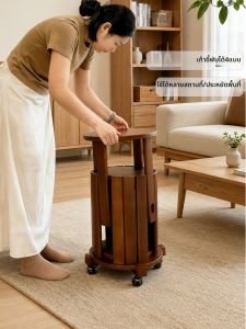DOUMIBAOBEI | Stackable Multi-functional Round Stool Home Use Living and Dining