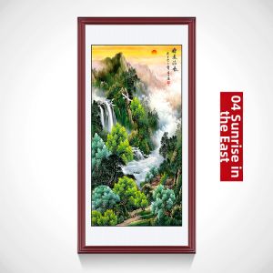 FENGHONGTAO | Lucky Chinese Traditional Waterfall Prosperity Wall Art