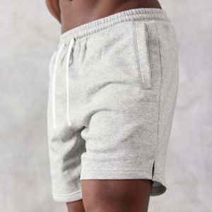 New Mens Casual Fitness Shorts Five-Quarter Length Cotton Blend Breathable Quick Dry Sweat Absorbent Running Gym Shorts