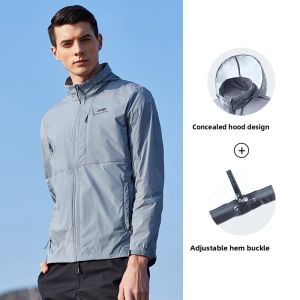 Jeep | Jeep Official Authentic Mens Spring Summer Outdoor Windproof Breathable Skin Shirt New Sport Fishing Jacket Ultra-light Waterproof