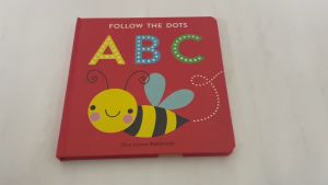 ABC Board Book Follow the Dots for Kids To Learn Letters & Alphabets (Toddler)