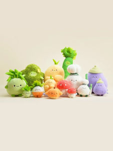 Adorable Plush Vegetable Series Dolls Childrens Fun Play Bag Hanging Ornaments Cute Display Polyester Fiber Fillings Toy