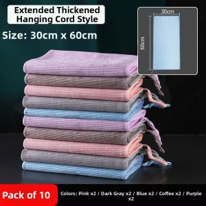 Glass Window Mirror Cleaning Cloth Thick Water Absorption No Streaks