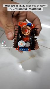 Mạch tăng áp 12-32V lên 35-60V 5A 120W