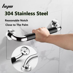HYM 30/40/50cm Bathroom Tub Toilet Handrail Grab Bar Stainless Steel Anti Slip Shower Safety Support Handle Towel Rack