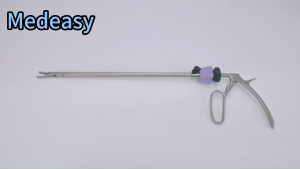 Laparoscopic ligation clip holder polymer clip applicator laparoscopic instruments with bendable forceps