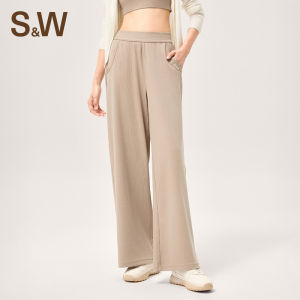 S&W | Casual Loose High Stretch Long Pants Flared Silhouette Slimming Effect