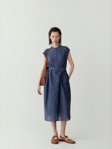 ICICLE | Eco-Friendly Cotton Knee-Length Dress