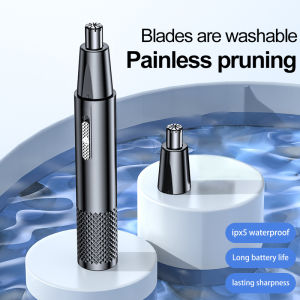 Electric Ear Nose Hair Trimmer Waterproof Rechargeable USB Charger Shaver Portable No Harm To Skin Earlock Nasal Hair Trim Tool