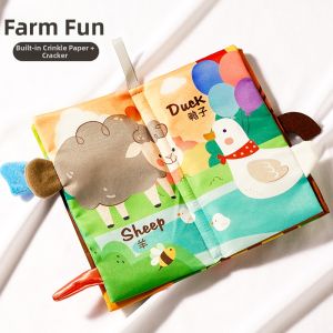 TonGJishi | Durable Educational Teething Cloth Book For Babies