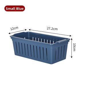 Rectangular Desktop Plastic Storage Bin Organizer