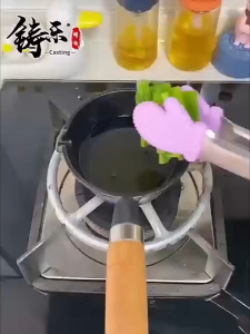 กระทะเคลือบหินอ่อน ทรงลึก กระทะ ใช้ในครัวเรือน 18cm/20cm เทฟล่อน สำหรับเตาทุกประเภท ไม่ติดก้นหม้อก้นกระทะ