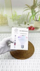 Bohlam Speaker Musik Bluetooth 2 in 1 - Lampu Speaker LED