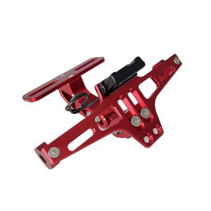 CNC Universal Motorcycle Adjustable License Number Plate Frame Holder Bracket Mount CNC Aluminum For Ninja ZX-6R ZX-10R Rouser RS200 Z250 Z300 TFX 150 R1 YZF-R15 R25 YZF-R3 R6 Aerox 155 XRM Sniper150 Raider 150fi Honda ADV 150 cbr150r CBR250 ETC