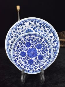 Jingdezhen Ceramic Blue & White Porcelain Plate: A Timeless Home Use Dining Utensil
