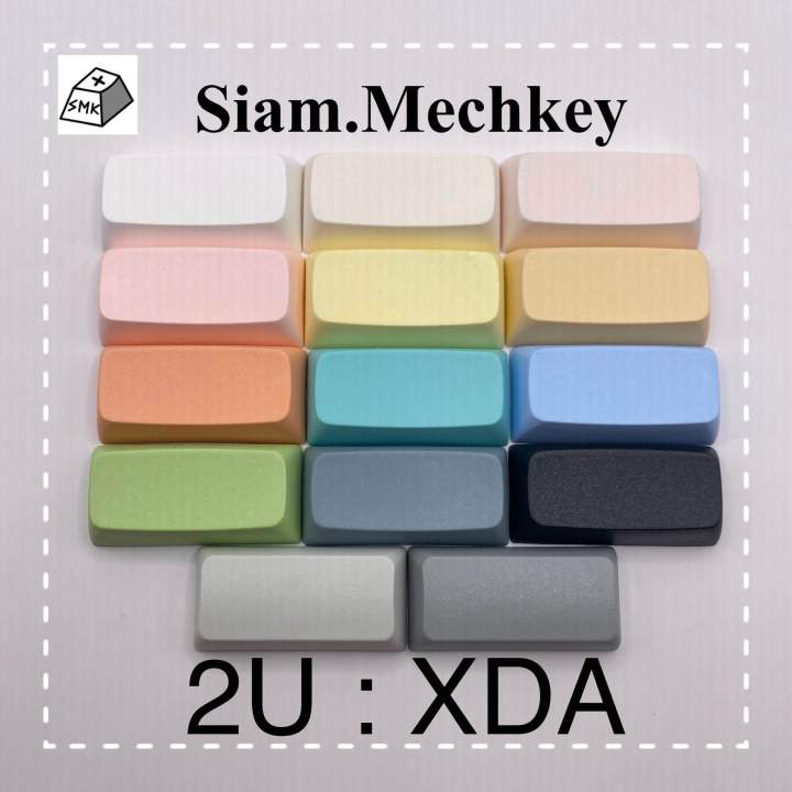 พร้อมส่ง ของแท้ 14สี 2U : XDA Profile Keycap คุณภาพดี PBT คีย์แคปเปล่า ...