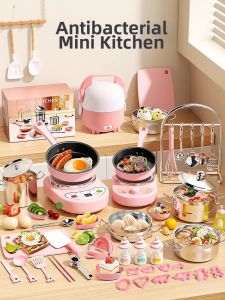 XIDIQI | Real Cooking Childrens Kitchen Playset Large Food-Grade