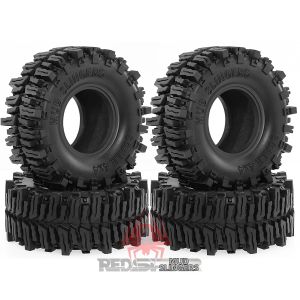 4 Lốp Xe Địa Hình Siêu Bám 2.2 Inch Dành Cho Xe Axial SCX10 D90 TF2 Tamiya CC01 TRX4 - Lốp Mềm OD 130mm Phụ Kiện Xe RC