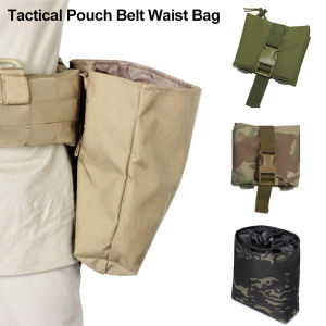 Kinbelle Molle Folding Dump Drop Pouch Hunting EDC Bag Foldable Utility Recovery